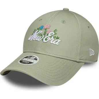 Čepice zaoblená zelená nastavitelný 9FORTY Beaded New Era