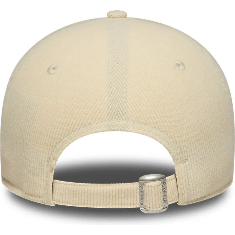 bojd-beige-justerbar-keps-for-dam-9forty-mini-cord-fran-new-york-yankees-mlb-av-new-era