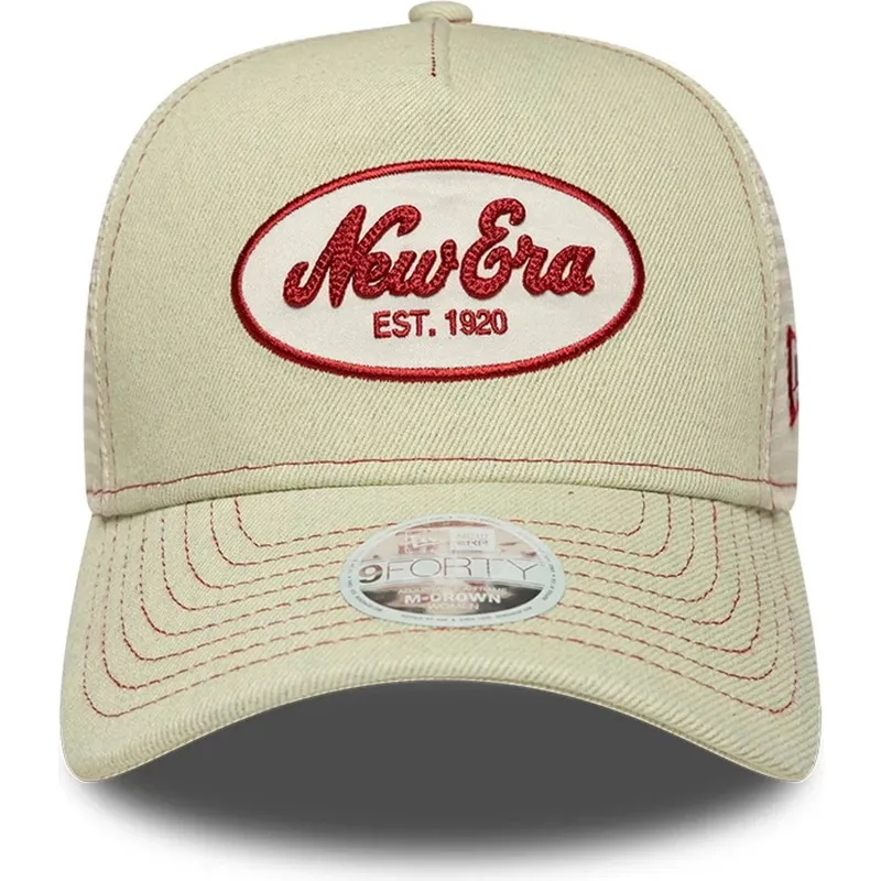 cap-zaoblena-beige-snapback-9forty-m-crown-new-era cap-zaoblena-beige-snapback-9forty-m-crown-new-era