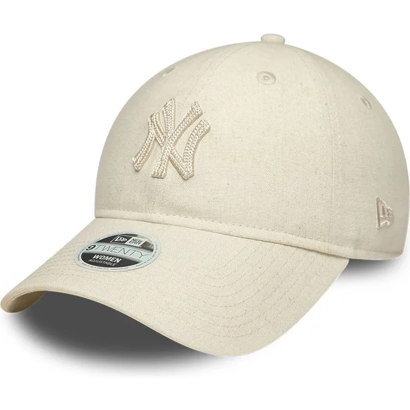 cepice-zaoblena-bezova-nastavitelny-9twenty-midi-linen-new-york-yankees-mlb-new-era