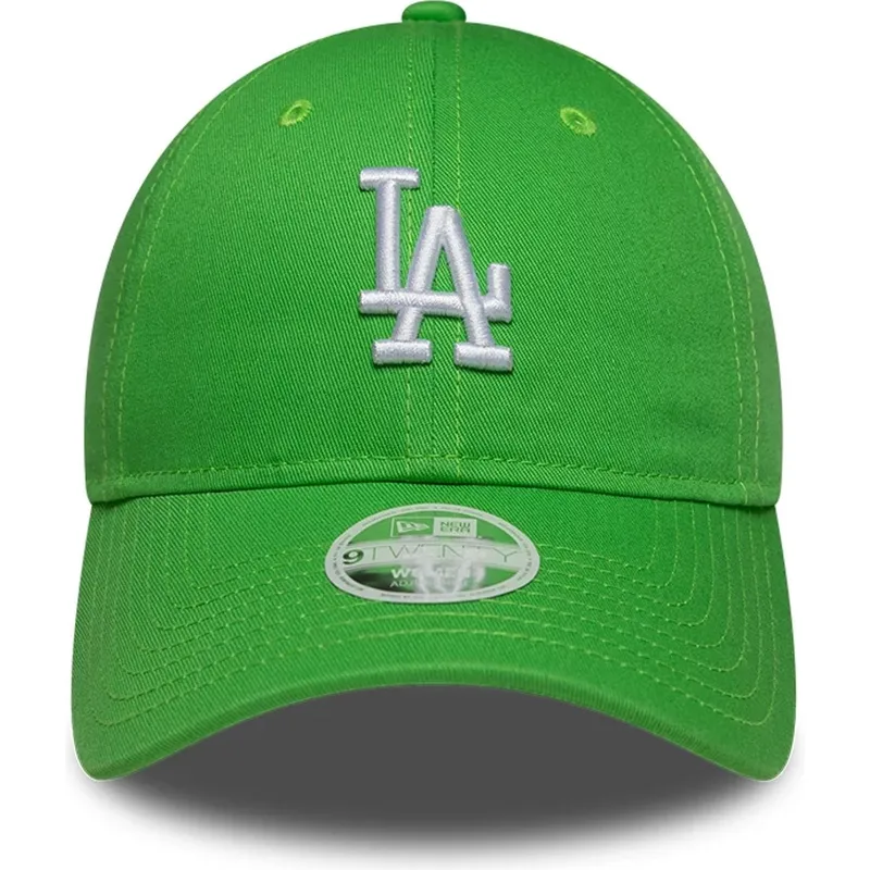 cepice-zaoblena-zelena-nastavitelny-9twenty-league-essential-midi-los-angeles-dodgers-mlb-new-era