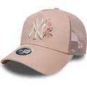 cepice-zaoblena-ruzova-snapback-9forty-a-frame-floral-new-york-yankees-mlb-new-era