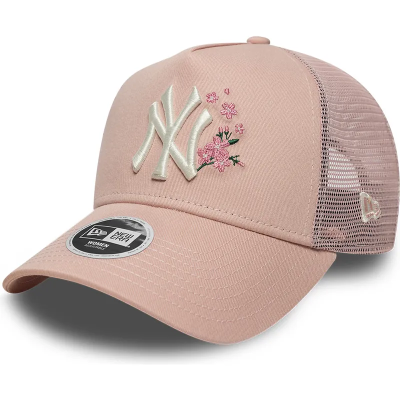 cepice-zaoblena-ruzova-snapback-9forty-a-frame-floral-new-york-yankees-mlb-new-era