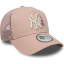 cepice-zaoblena-ruzova-snapback-9forty-a-frame-floral-new-york-yankees-mlb-new-era