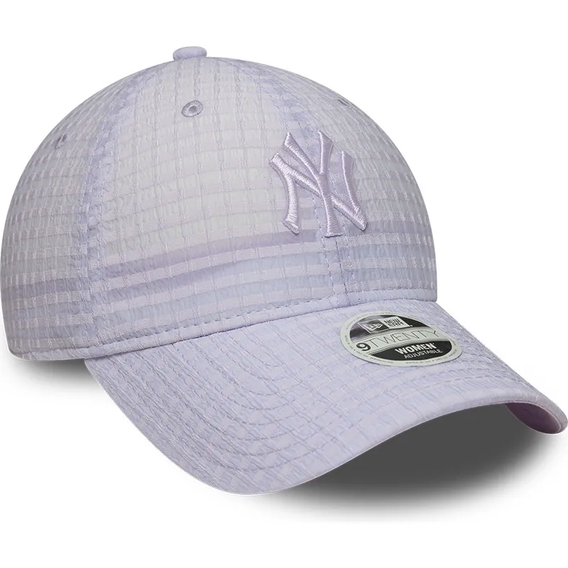 cepice-zaoblena-fialova-nastavitelny-9twenty-seersucker-new-york-yankees-mlb-new-era
