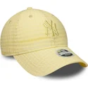 cepice-zaoblena-zluta-nastavitelny-9twenty-seersucker-new-york-yankees-mlb-new-era