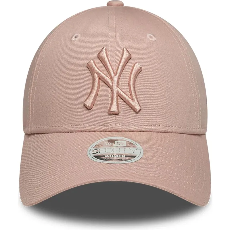 cepice-zaoblena-ruzova-nastavitelny-9forty-league-essential-new-york-yankees-mlb-new-era