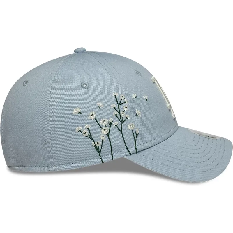 bla-kurvad-justerbar-keps-for-dam-9forty-floral-icon-fran-los-angeles-dodgers-mlb-av-new-era