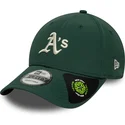gron-bojd-justerbar-keps-9forty-recycled-midi-fran-oakland-athletics-mlb-av-new-era