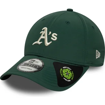 Cap zaoblená green adjustable strap 9FORTY Recycled Midi Oakland Athletics MLB New Era