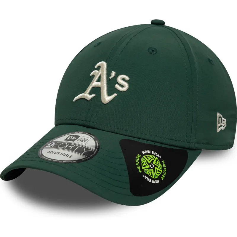 cap-zaoblena-green-adjustable-strap-9forty-recycled-midi-oakland-athletics-mlb-new-era