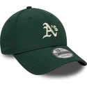 cepice-zaoblena-zelena-nastavitelny-9forty-recycled-midi-oakland-athletics-mlb-new-era