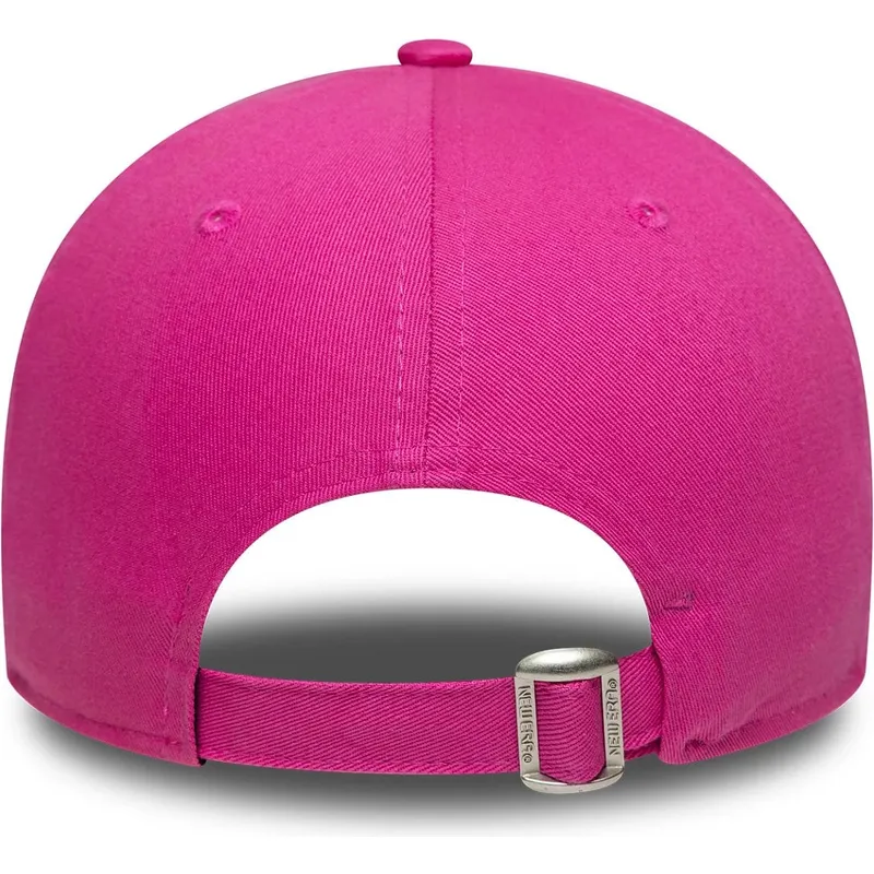 justerbar-rosa-bojd-keps-med-rosa-logotyp-9forty-team-outline-fran-new-york-yankees-mlb-av-new-era