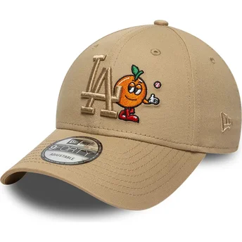Cap zaoblená brown adjustable strap 9FORTY Tonal Icon Los Angeles Dodgers MLB New Era