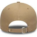 brun-bojd-justerbar-keps-med-brunt-9forty-tonal-icon-logotyp-fran-los-angeles-dodgers-mlb-av-new-era