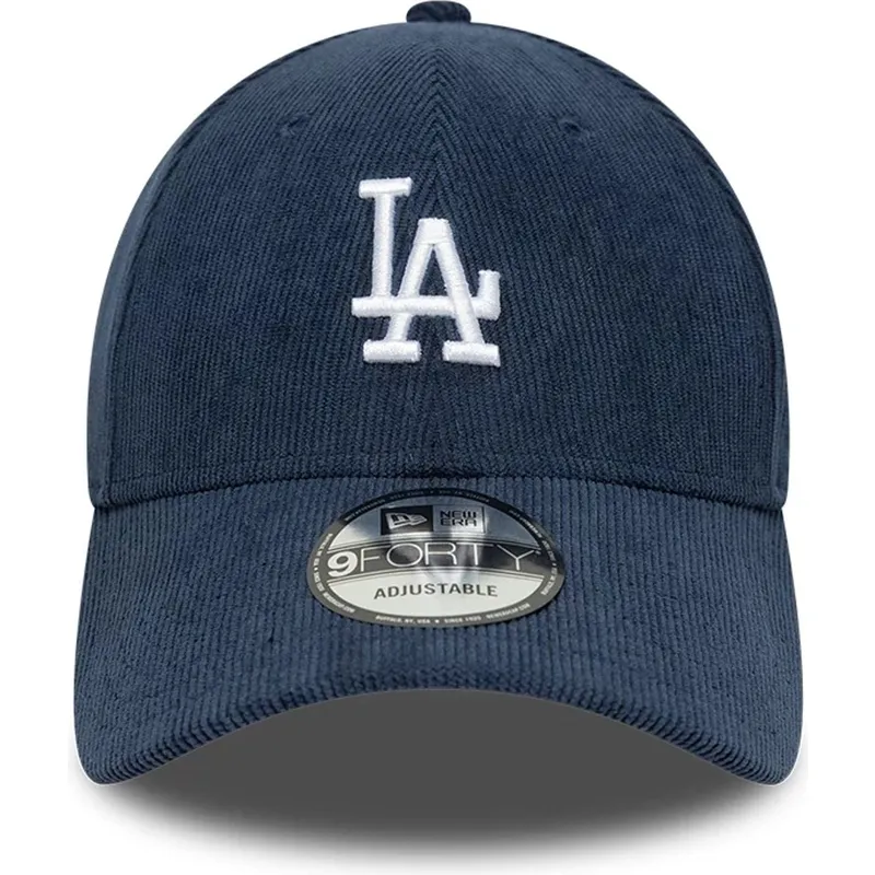 cepice-zaoblena-namornicka-modra-nastavitelny-pasek-9forty-soft-cord-los-angeles-dodgers-mlb-new-era