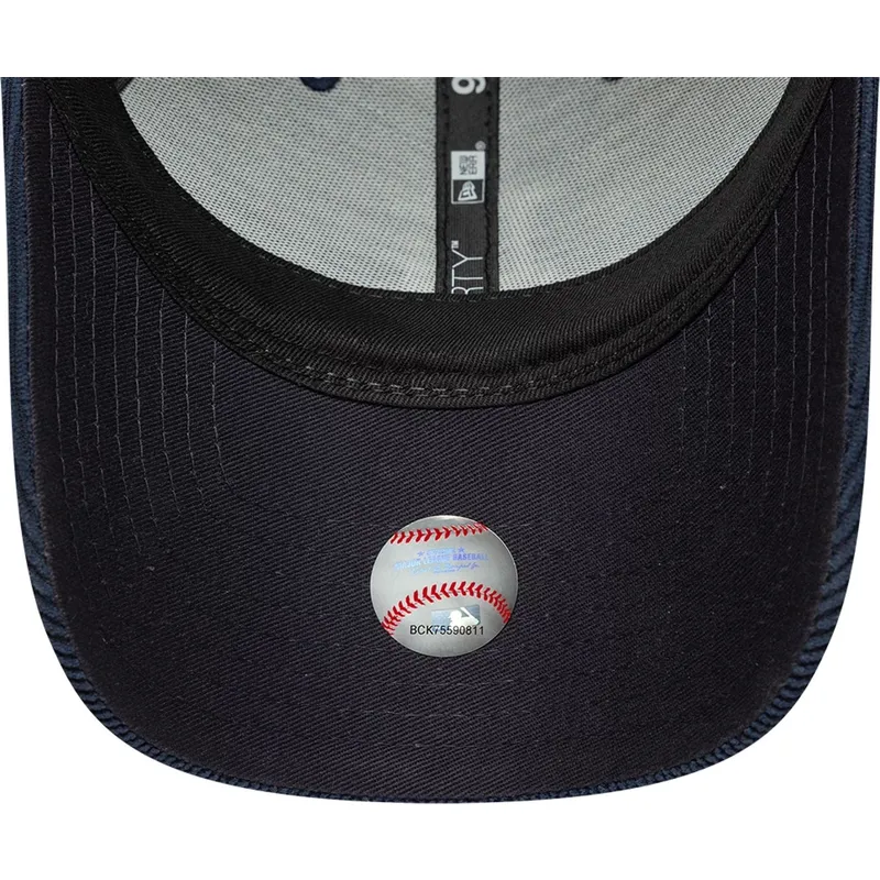 marineblaue-verstellbare-curved-cap-9forty-soft-cord-der-los-angeles-dodgers-mlb-von-new-era