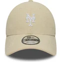 cepice-zaoblena-bezova-nastavitelny-pasek-9forty-soft-cord-new-york-mets-mlb-new-era