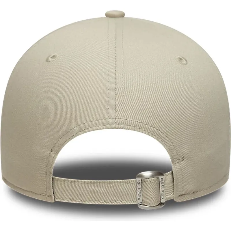 beige-verstellbare-curved-cap-9forty-city-icon-der-los-angeles-dodgers-mlb-von-new-era