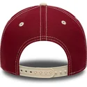 rod-och-beige-kurvad-keps-snapback-e-frame-city-icon-chicago-bulls-nba-fran-new-era