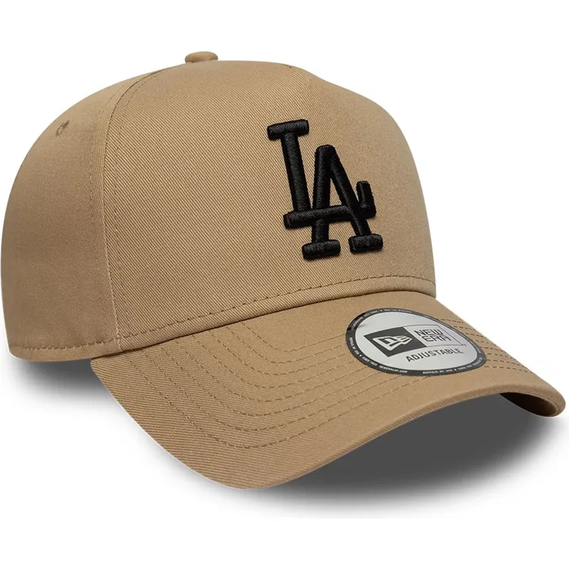 cepice-zaoblena-hneda-snapback-e-frame-league-essential-los-angeles-dodgers-mlb-new-era