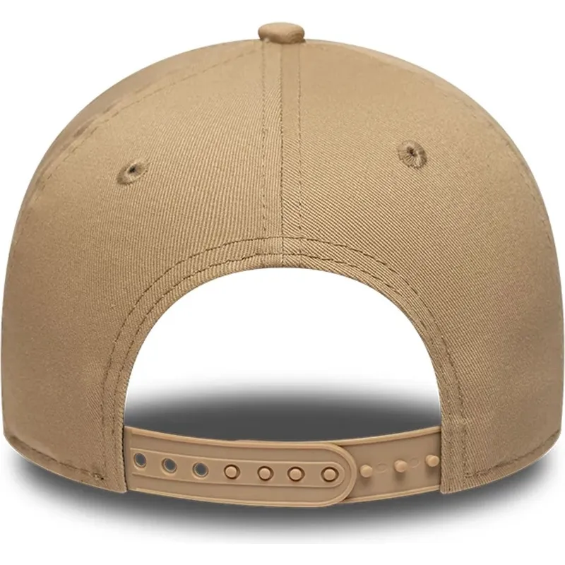 cap-zaoblena-brown-snapback-negro-e-frame-league-essential-los-angeles-dodgers-mlb-new-era