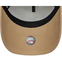 brun-kurvad-keps-snapback-med-svart-logotyp-e-frame-league-essential-fran-los-angeles-dodgers-mlb-av-new-era