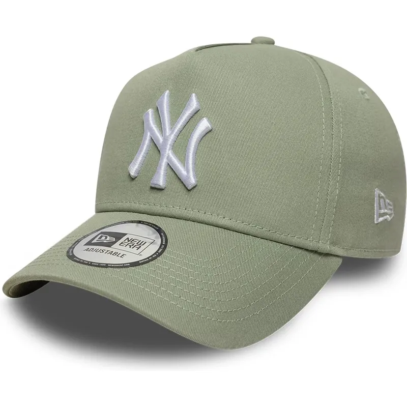 cepice-zaoblena-zelena-snapback-e-frame-league-essential-new-york-yankees-mlb-new-era