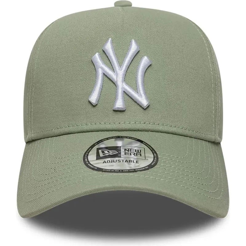 cepice-zaoblena-zelena-snapback-e-frame-league-essential-new-york-yankees-mlb-new-era