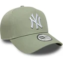 cepice-zaoblena-zelena-snapback-e-frame-league-essential-new-york-yankees-mlb-new-era