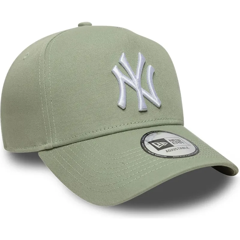cepice-zaoblena-zelena-snapback-e-frame-league-essential-new-york-yankees-mlb-new-era