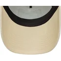new-era-curved-brim-e-frame-patch-linen-beige-snapback-cap