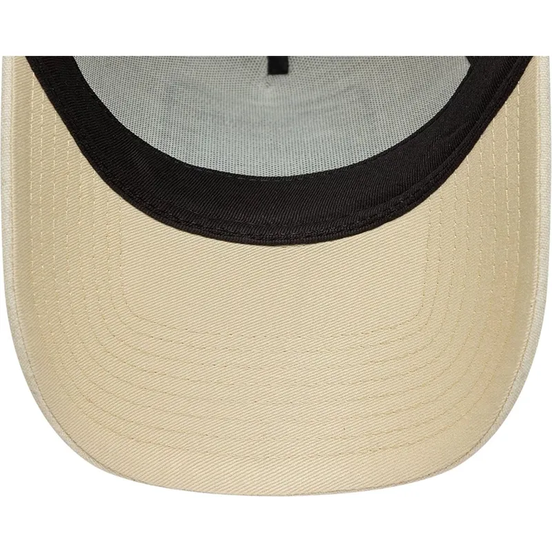 bojd-beige-keps-snapback-e-frame-patch-linen-fran-new-era