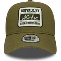 gron-kurvad-keps-snapback-e-frame-patch-linen-fran-new-era