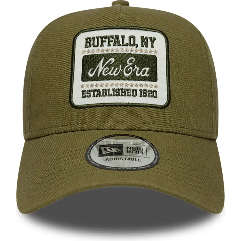 cepice-zaoblena-zelena-snapback-e-frame-patch-linen-new-era