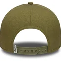 grune-gebogene-snapback-kappe-e-frame-patch-linen-von-new-era