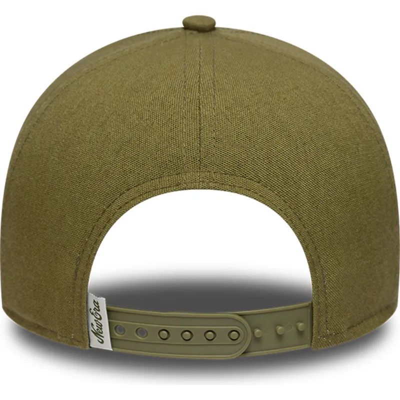 cepice-zaoblena-zelena-snapback-e-frame-patch-linen-new-era