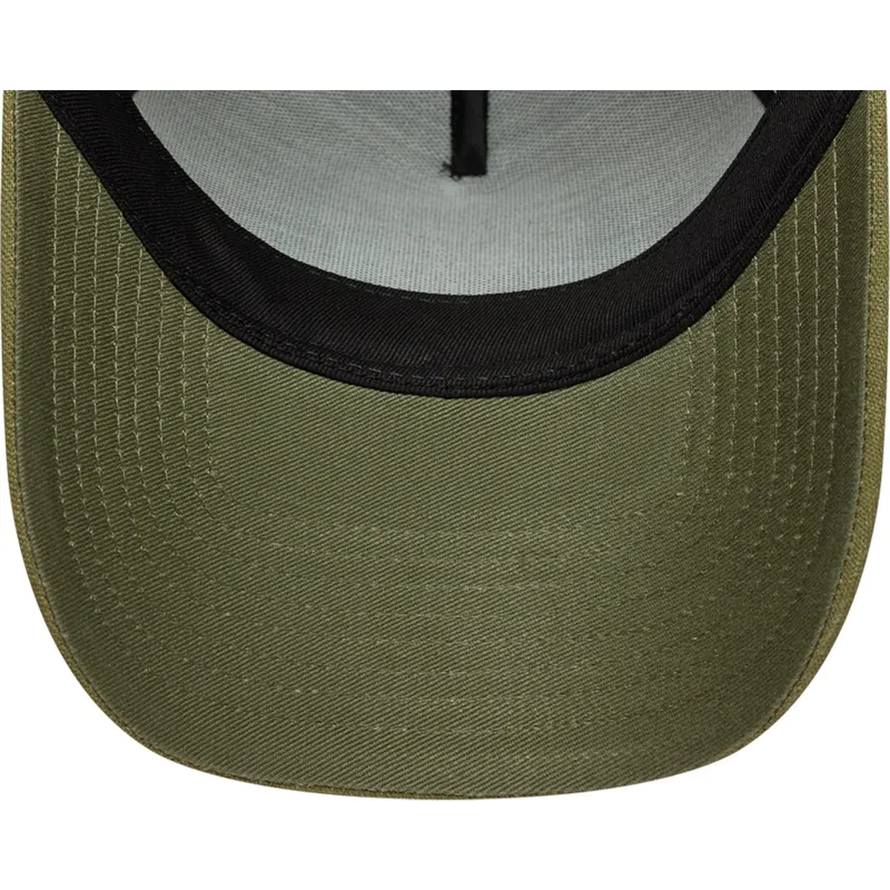 gron-kurvad-keps-snapback-e-frame-patch-linen-fran-new-era