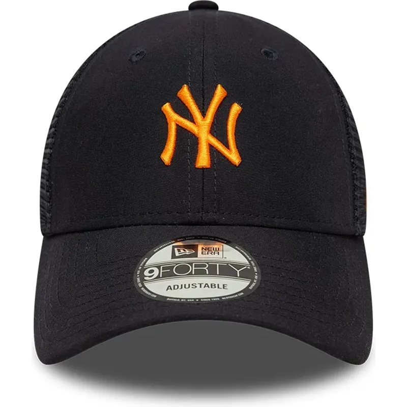 new-era-orange-logo-9forty-homefield-midi-new-york-yankees-mlb-navy-blue-adjustable-trucker-hat