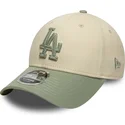 cepice-zaoblena-bezova-snapback-9forty-m-crown-side-script-los-angeles-dodgers-mlb-new-era