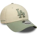 cepice-zaoblena-bezova-snapback-9forty-m-crown-side-script-los-angeles-dodgers-mlb-new-era