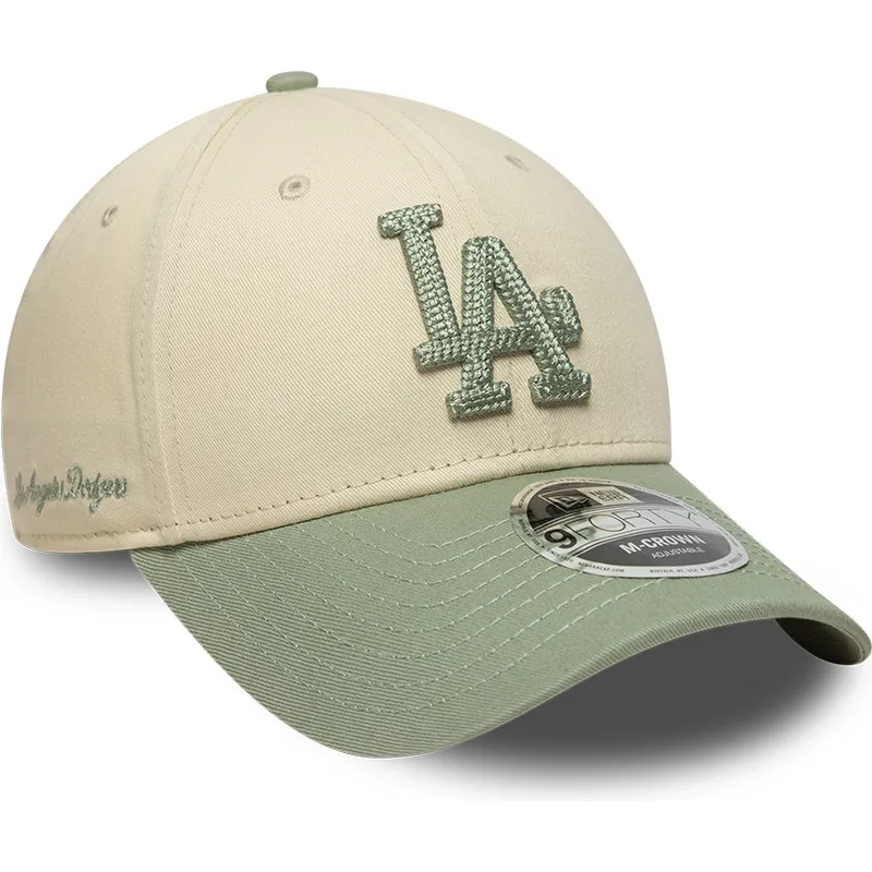 cepice-zaoblena-bezova-snapback-9forty-m-crown-side-script-los-angeles-dodgers-mlb-new-era cepice-zaoblena-bezova-snapback-9forty-m-crown-side-script-los-angeles-dodgers-mlb-new-era