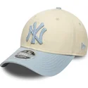 cepice-zaoblena-bezova-snapback-9forty-m-crown-side-script-new-york-yankees-mlb-new-era