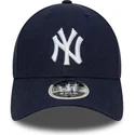 cepice-zaoblena-namornicka-modra-snapback-9forty-m-crown-linen-new-york-yankees-mlb-new-era