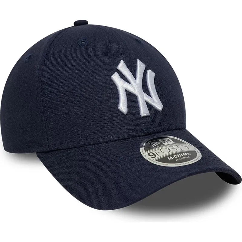 cepice-zaoblena-namornicka-modra-snapback-9forty-m-crown-linen-new-york-yankees-mlb-new-era