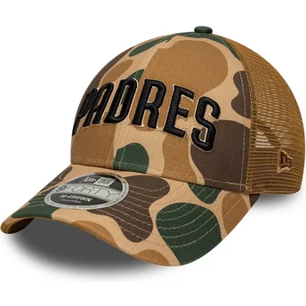 Čepice zaoblená žádné zvíře maskáčová snapback 9FORTY M-Crown Wordmark San Diego Padres MLB New Era