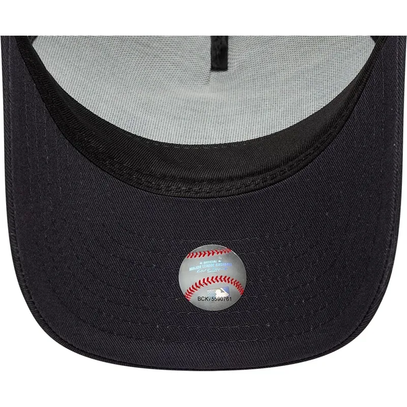 marineblaue-trucker-kappe-9forty-m-crown-a-frame-der-los-angeles-dodgers-mlb-von-new-era