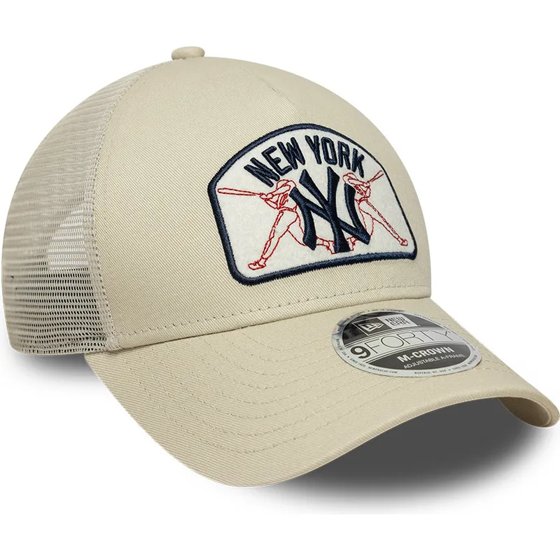 cap-zaoblena-beige-snapback-9forty-m-crown-a-frame-new-york-yankees-mlb-new-era cap-zaoblena-beige-snapback-9forty-m-crown-a-frame-new-york-yankees-mlb-new-era