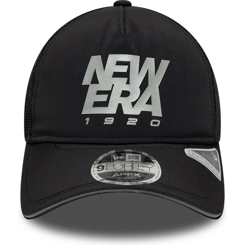 schwarze-verstellbare-trucker-kappe-9forty-apex-reflective-a-frame-von-new-era