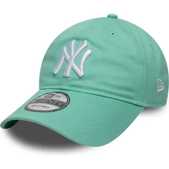 Čepice zaoblená zelená nastavitelný 9TWENTY League Essential New York Yankees MLB New Era